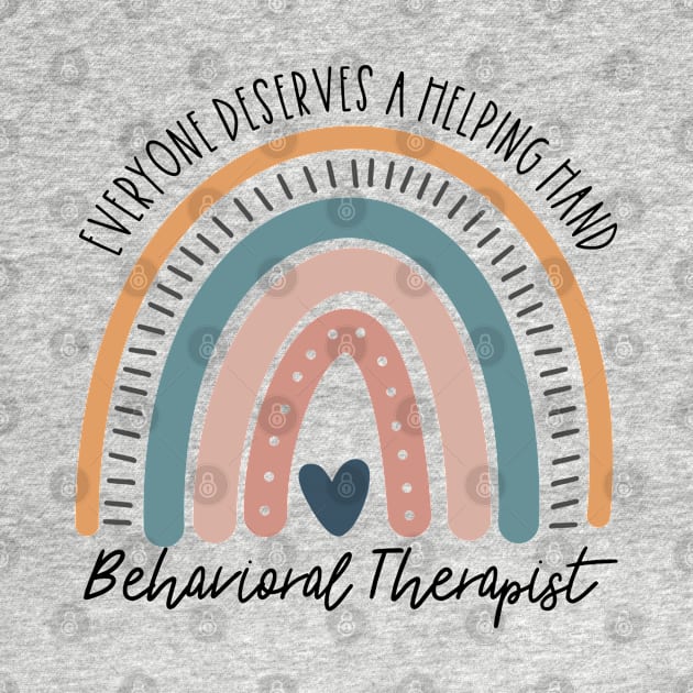 Behavioral Therapist Boho Rainbow by IndigoPine